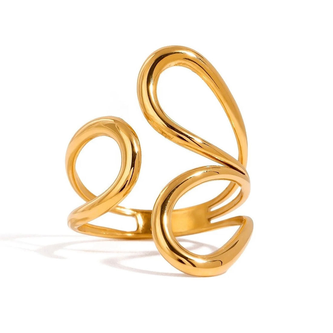 VALÉN Ring – Geometric Gold