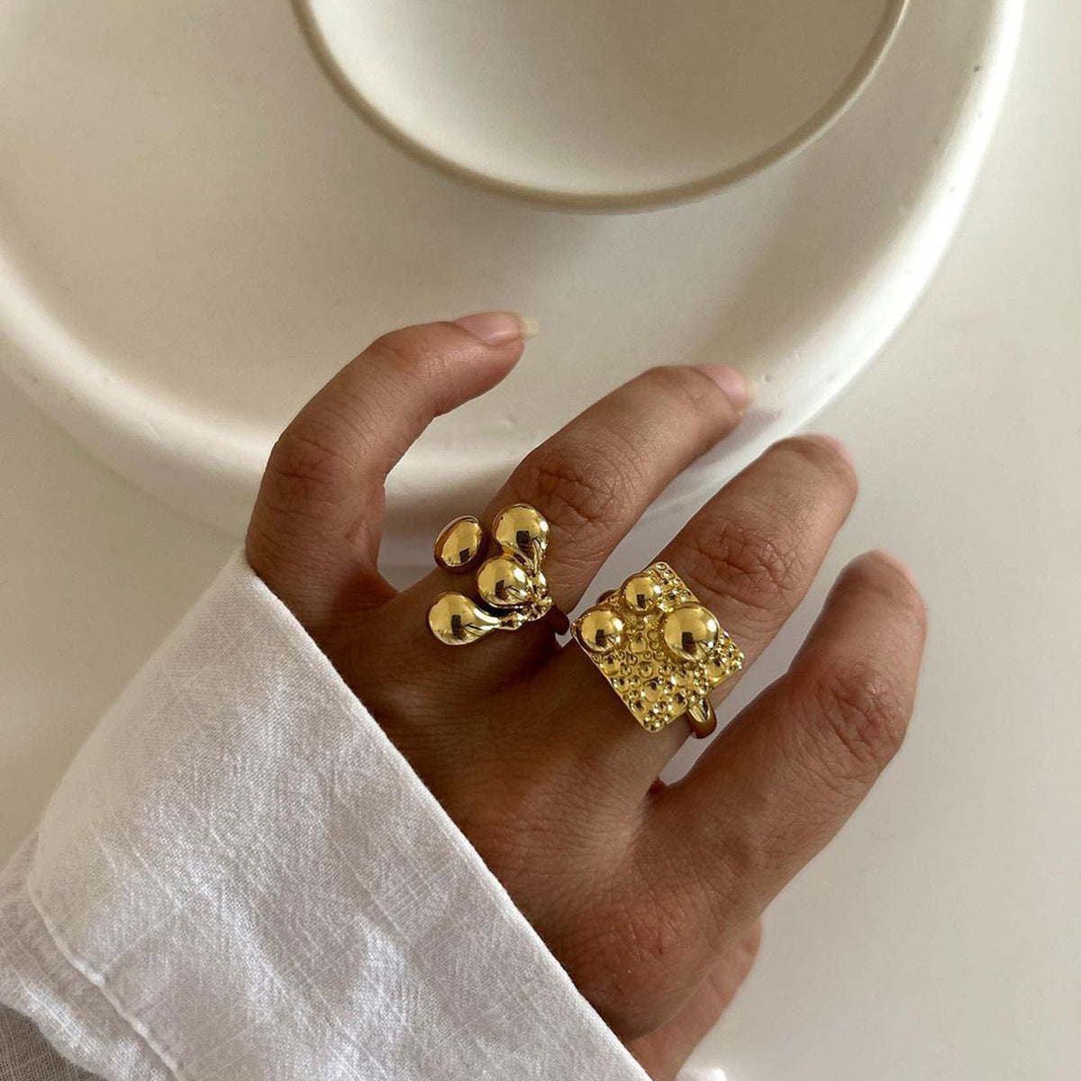 VALÉN Ring – Bubble Gold