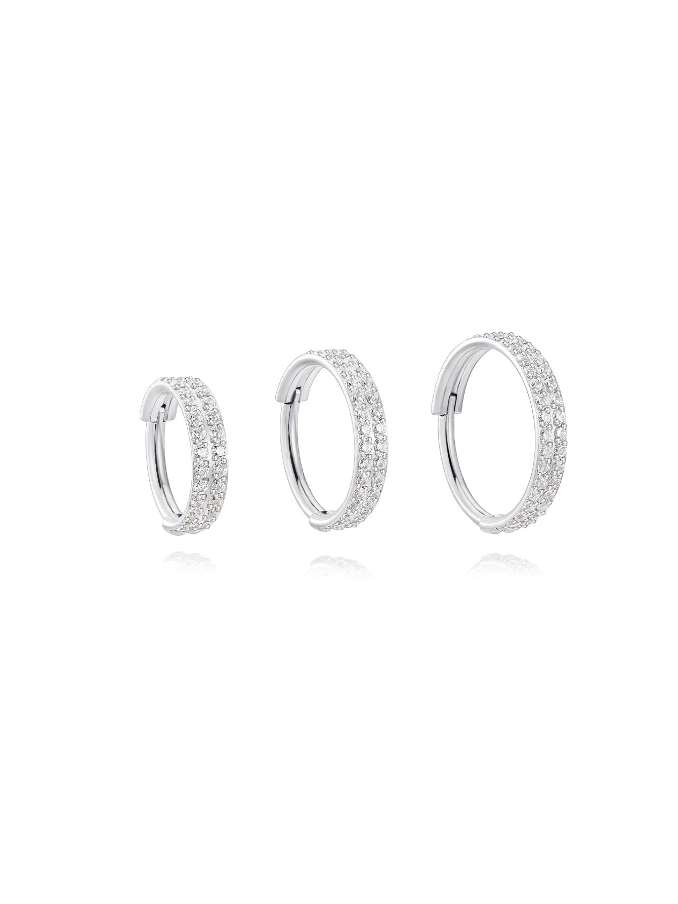 G23 Titanium Waterproof 16G Wide Cartilage Hoop