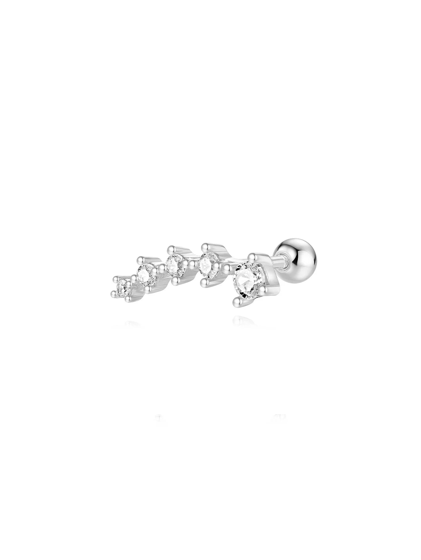 925 Sterling Silver Tassel Butterfly Pendant Zircon Earrings Series