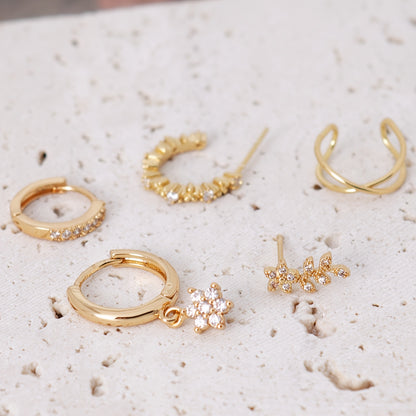 ✨ Valén 5pcs Elegant Women’s Earring Set ✨