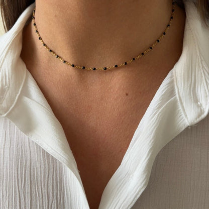 Base Black Dots Necklace