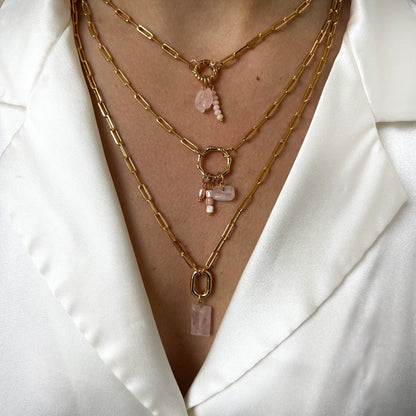 Base Medium Oval Necklace