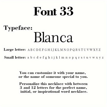 Valén – Personalized Necklace | Stainless Steel Plated with 18K Gold