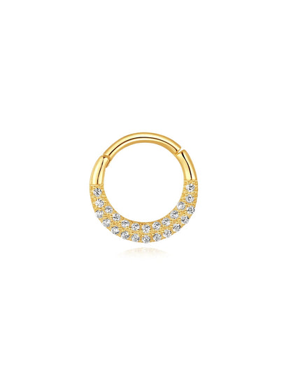 925 Sterling Silver Geometric Zirconia Elegant Earring Set