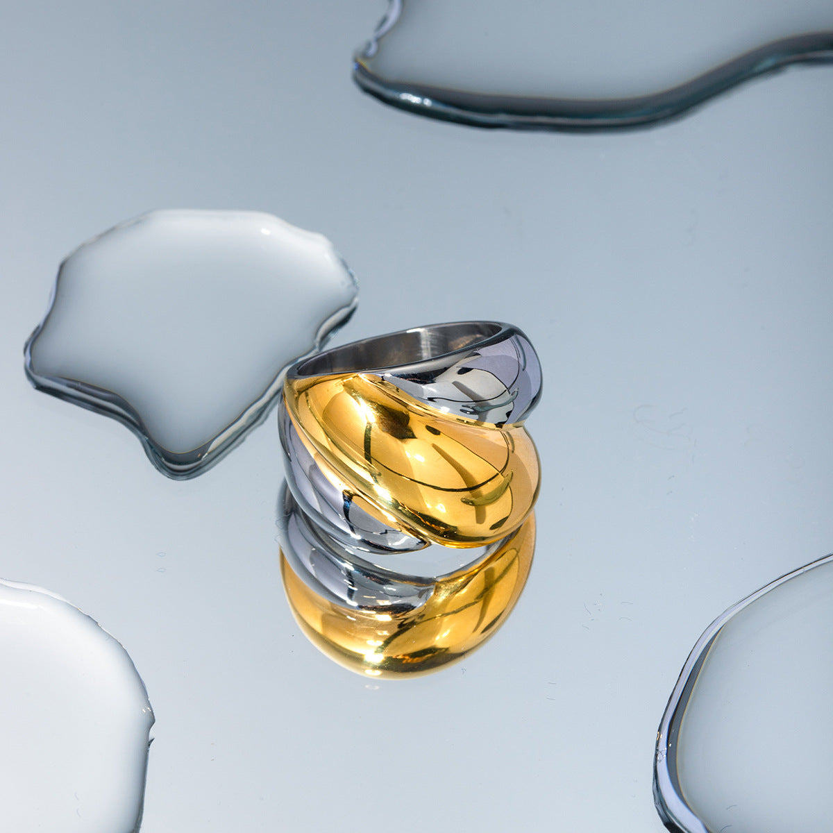 VALÉN Rings – 18K Gold Geometric