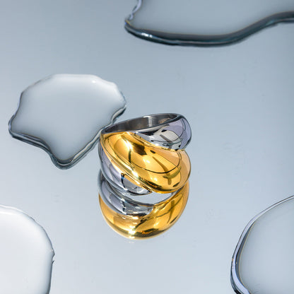 VALÉN Rings – 18K Gold Geometric