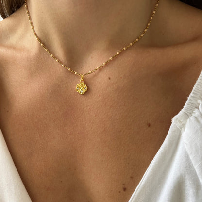 Base Sandy Dots Necklace