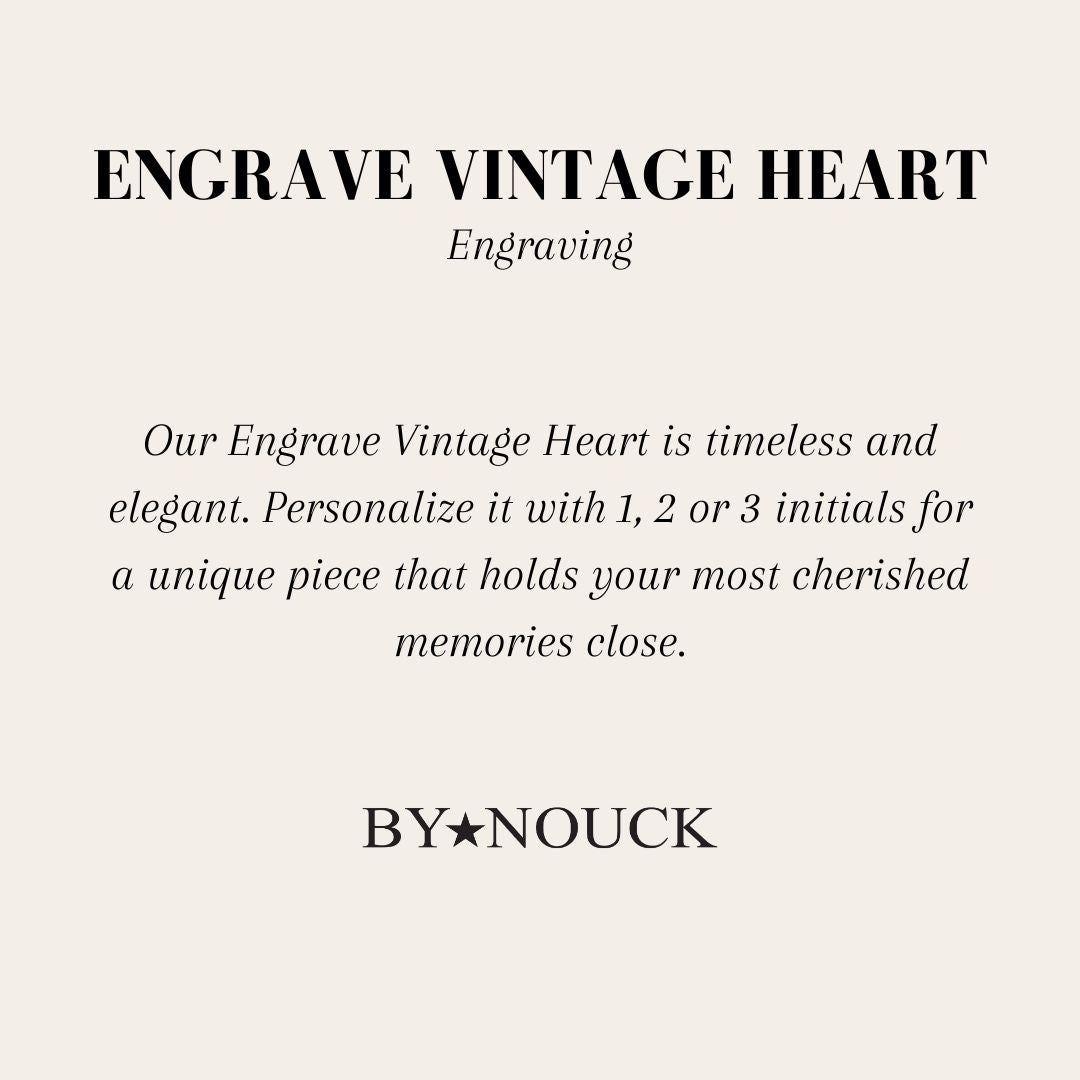 DYO Engrave Vintage Heart