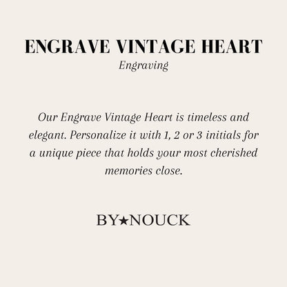 DYO Engrave Vintage Heart