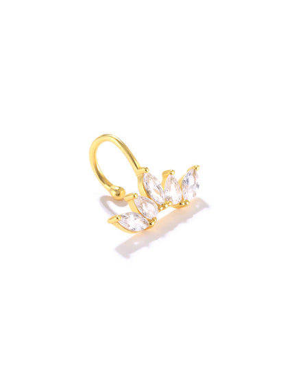 925 Sterling Silver Flower Pave Zircon Earring Series