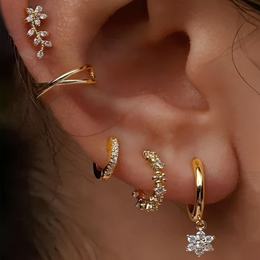 ✨ Valén 5pcs Elegant Women’s Earring Set ✨