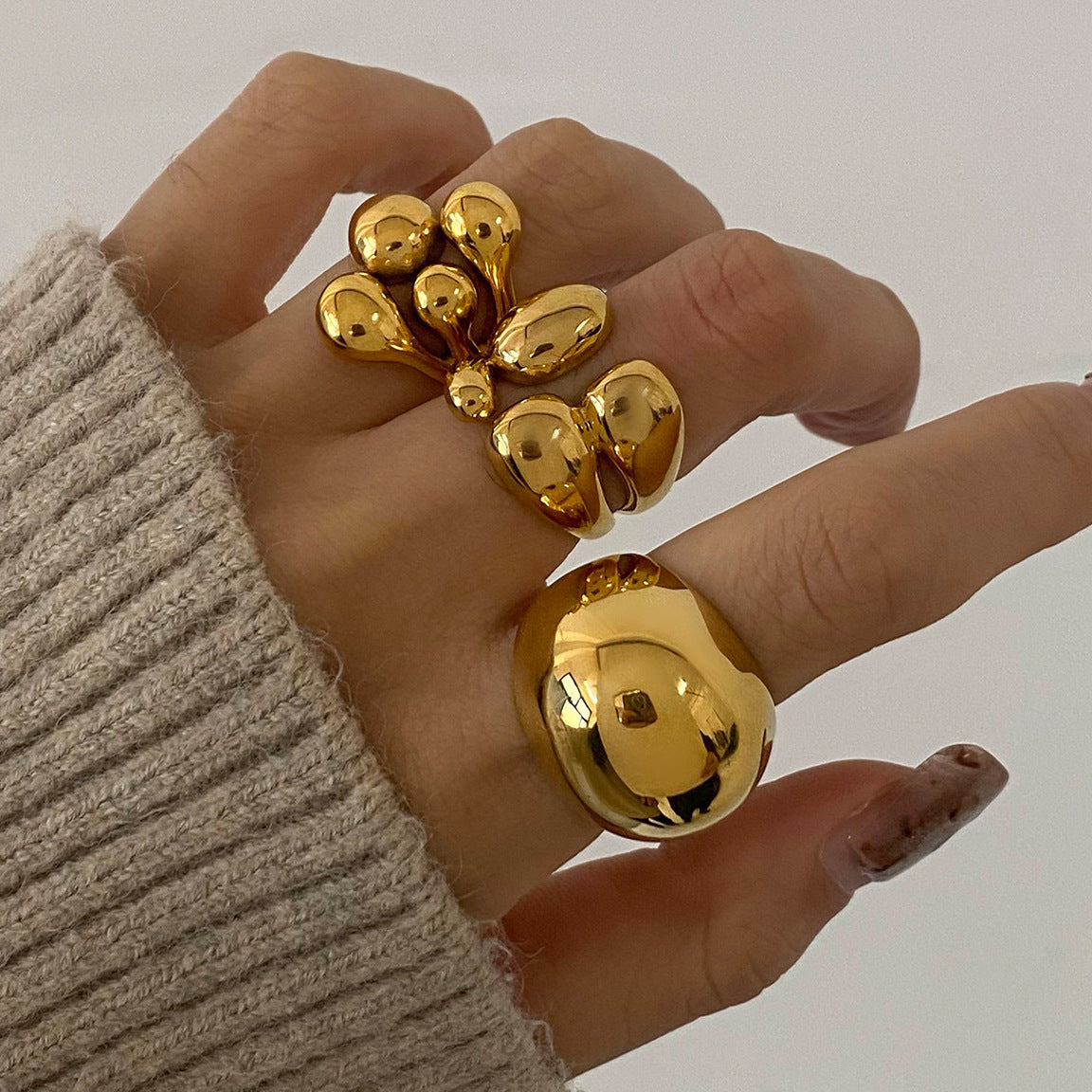 VALÉN Ring – Bubble Gold