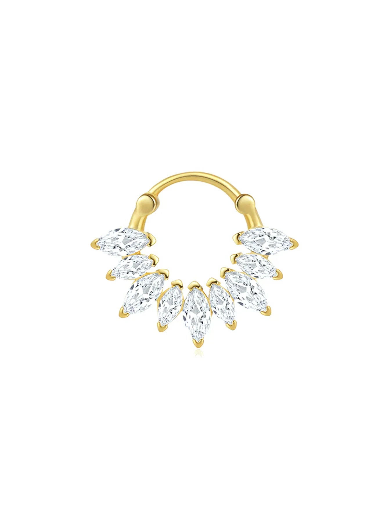 925 Sterling Silver Waterproof Butterfly Flower Zircon All Match Earring Set