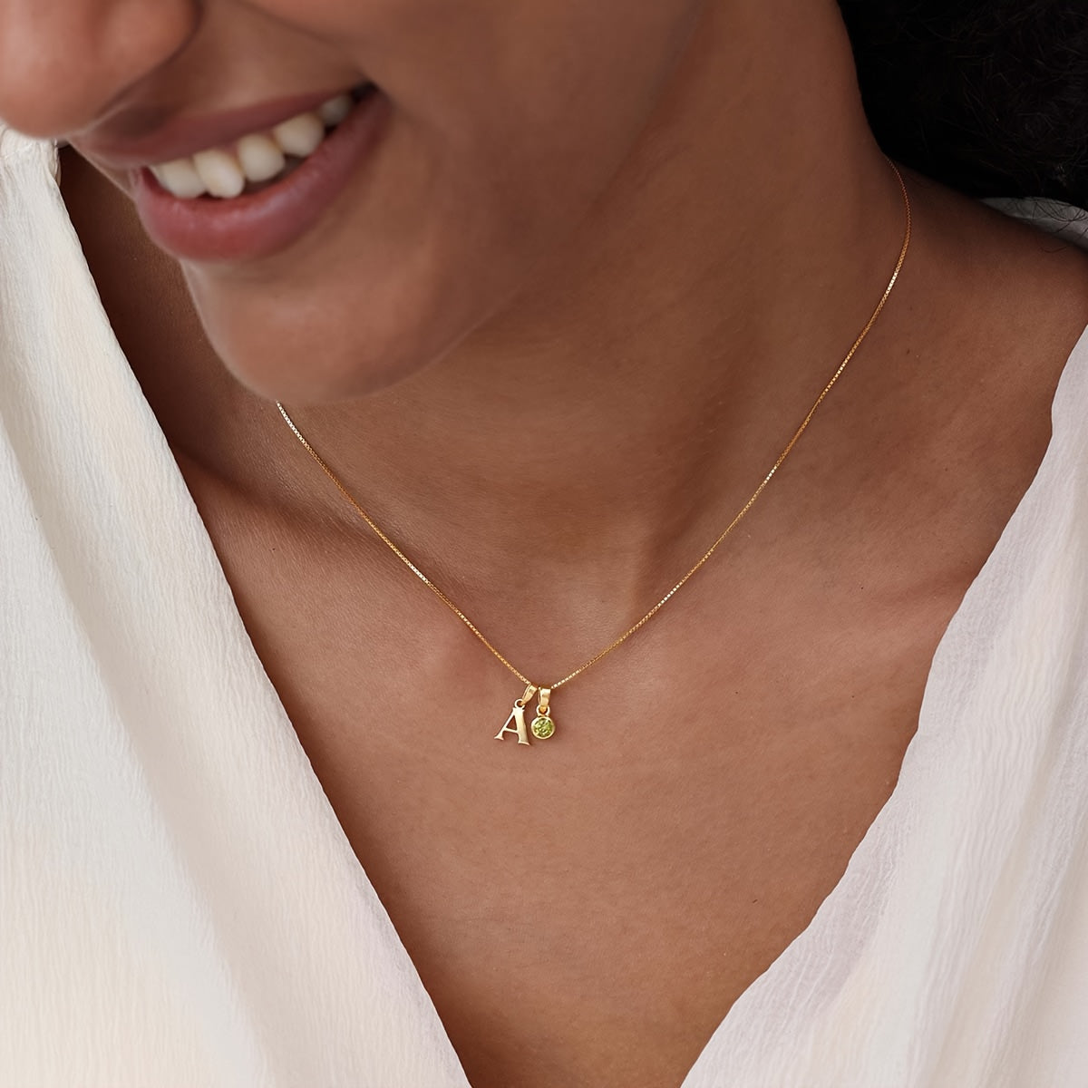 Valén Personalized Birthstone Necklace