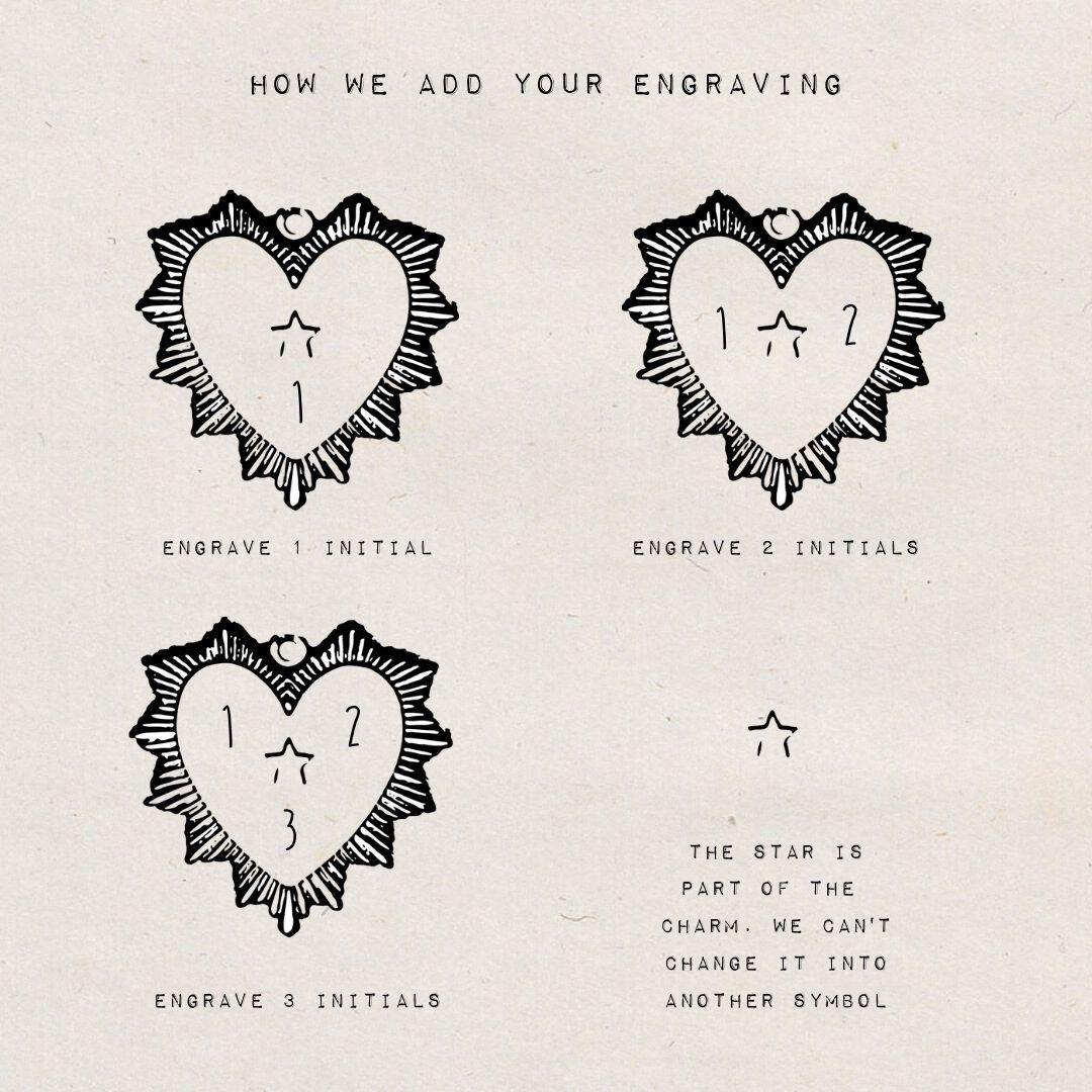 DYO Engrave Vintage Heart