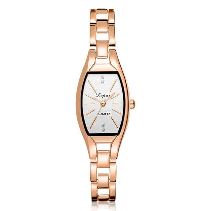 Luxury Women's Watch with Zirconia Crystals & Quartz Movement