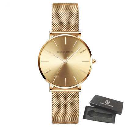 Elegant Women's Quartz Watch with 3Bar Water Resistance