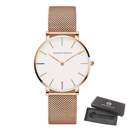 Waterproof Stainless Steel Women's Watch, 36mm