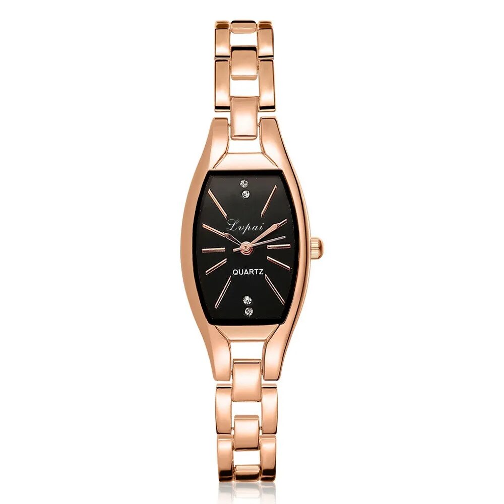 Luxury Women's Watch with Zirconia Crystals & Quartz Movement