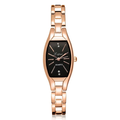Luxury Women's Watch with Zirconia Crystals & Quartz Movement