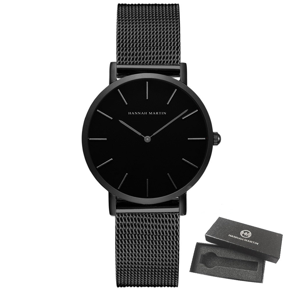 Waterproof Stainless Steel Women's Watch, 36mm