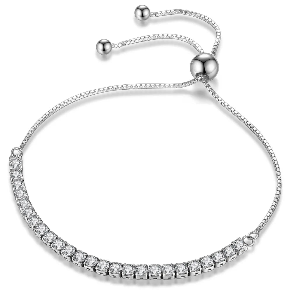 Valén | 925 Sterling Silver Bracelet with Zircon Stones