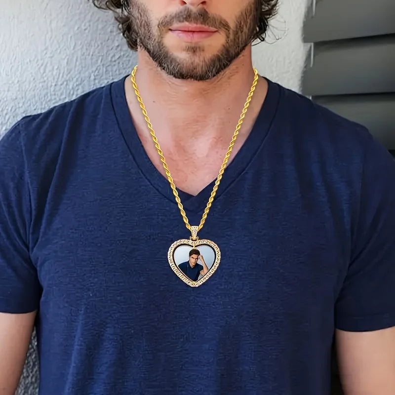 Valén | Personalized Two-Photo Luxury Necklace