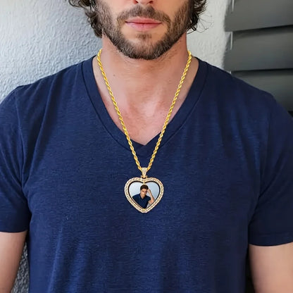 Valén | Personalized Two-Photo Luxury Necklace