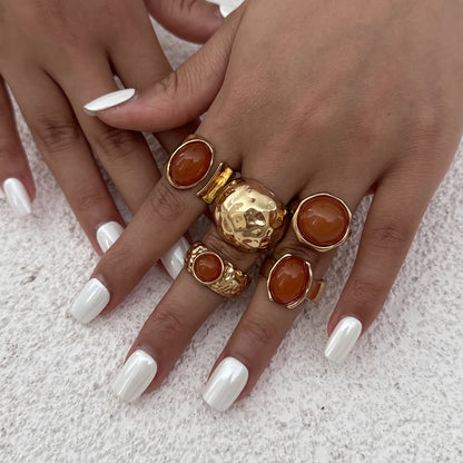 Valén – Bold Luxury in 5 Adjustable Rhinestone Rings