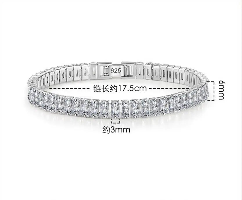 Valén | 925 Sterling Silver Bracelet with Zircon Stones