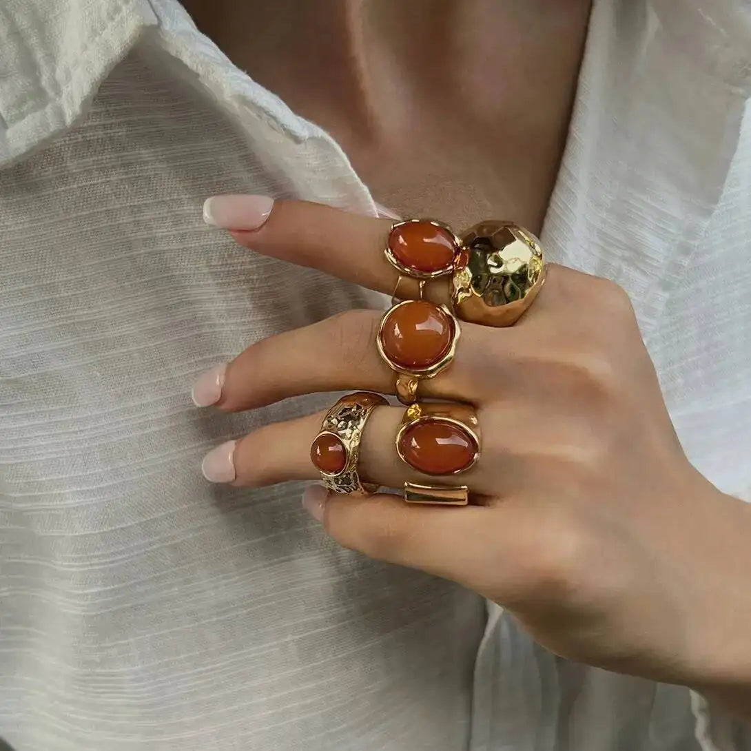 Valén – Bold Luxury in 5 Adjustable Rhinestone Rings