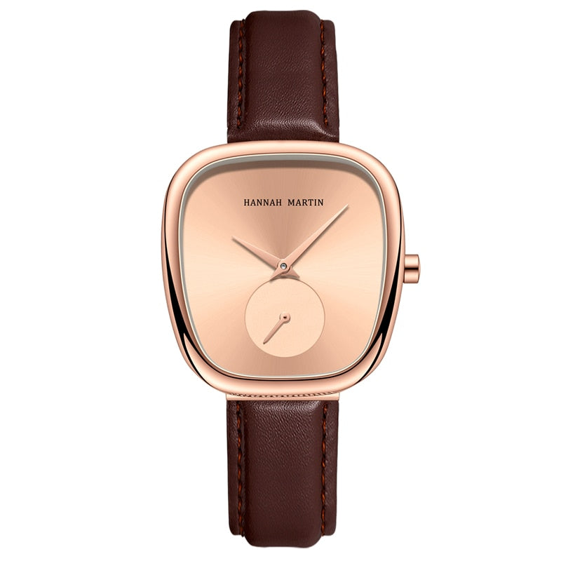 Elegant Women's Leather Watch
