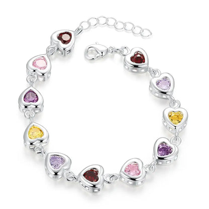 Valén | 925 Sterling Silver Bracelet with Zircon Stones