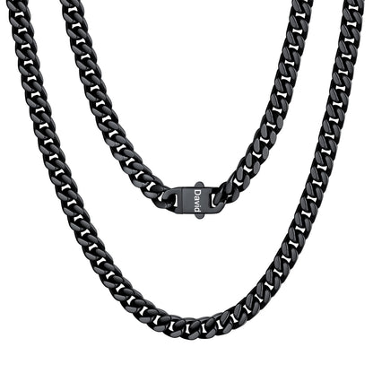 Personalized Cuban Link Chain Necklace in Stainless Steel