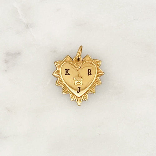 DYO Engrave Vintage Heart