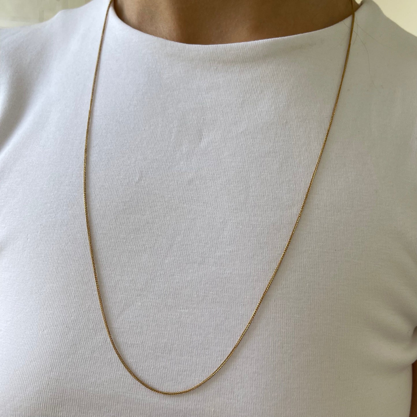 Base Fine Flat Necklace