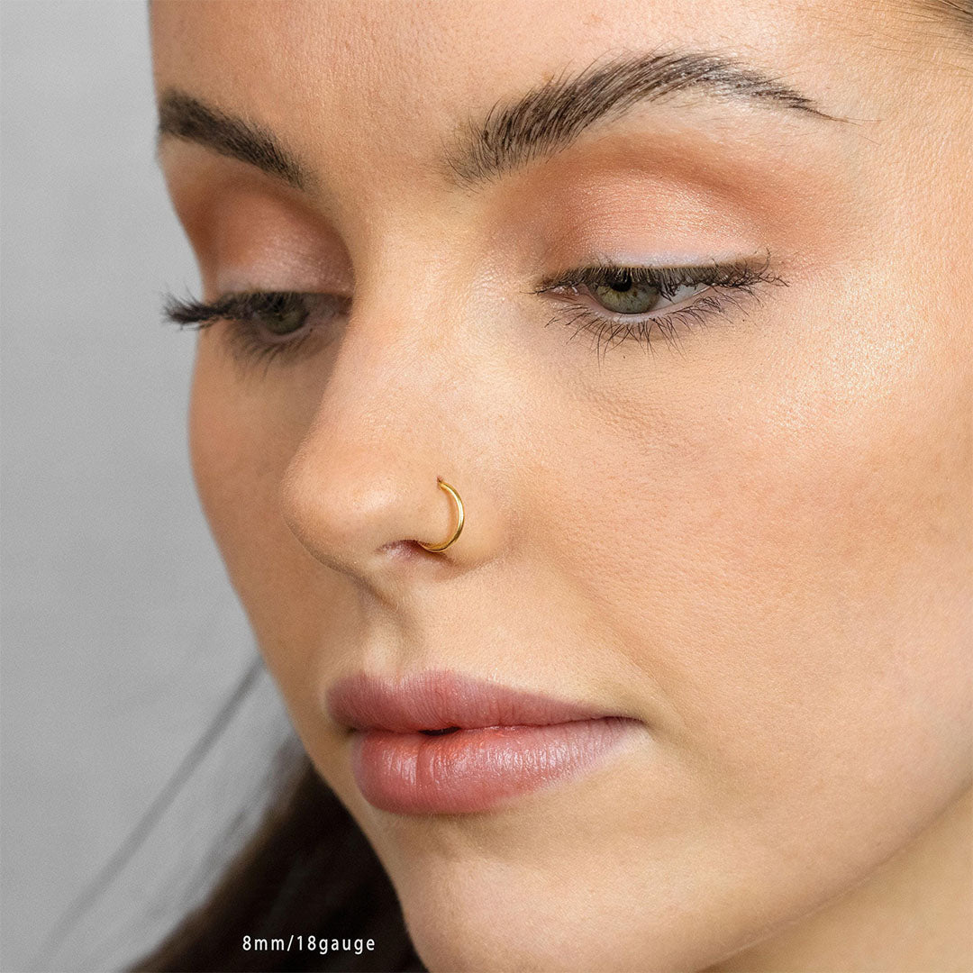 G23 Titanium Waterproof Round Earring or Nose Ring