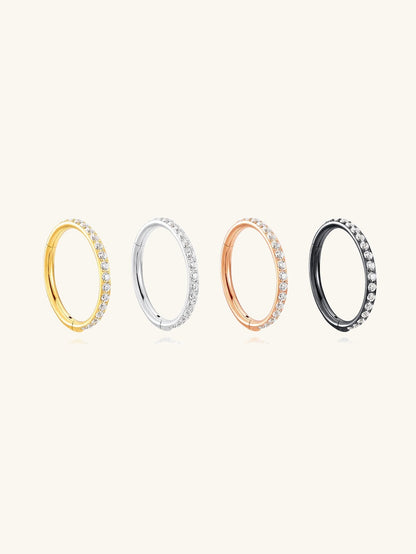 G23 Titanium Waterproof Multiple Sizes Cartilage Hoop