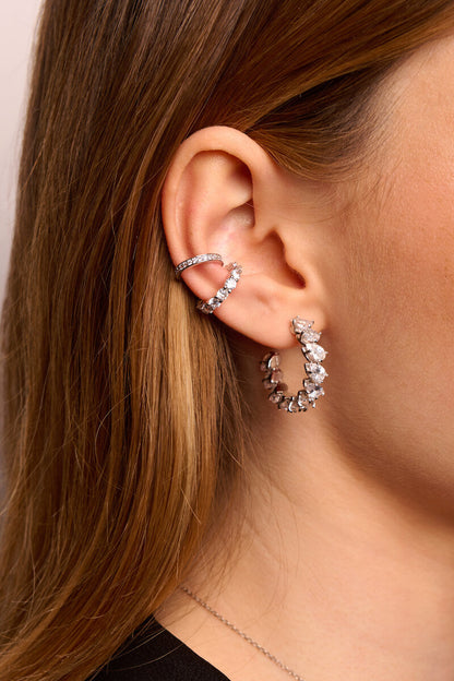 Brilliant Round Ear Cuff