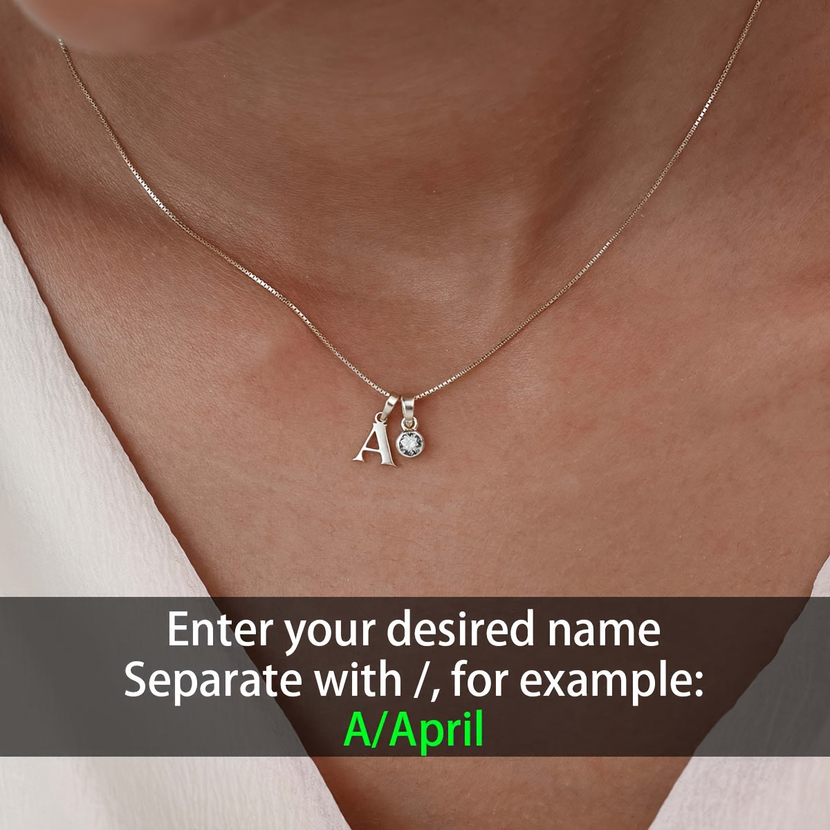 Valén Personalized Birthstone Necklace