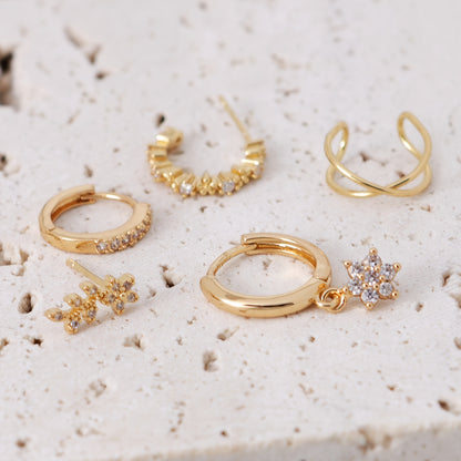 ✨ Valén 5pcs Elegant Women’s Earring Set ✨